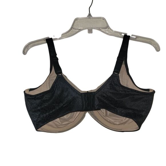 Bali Black Full Coverage Lace Bra - Picture 2 of 3